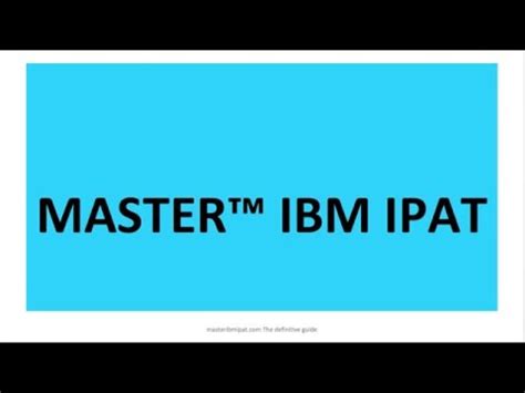 how hard is the ibm ipat test|What is an IBM IPAT Test – Key Facts .